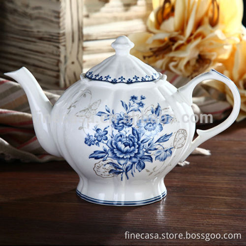 Elegant Fine New Bone China White Ceramic Coffee Pot                
                                    Quality Assured
